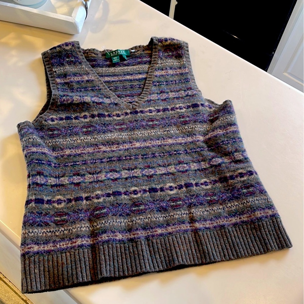Ralph Lauren Wool Vest Large